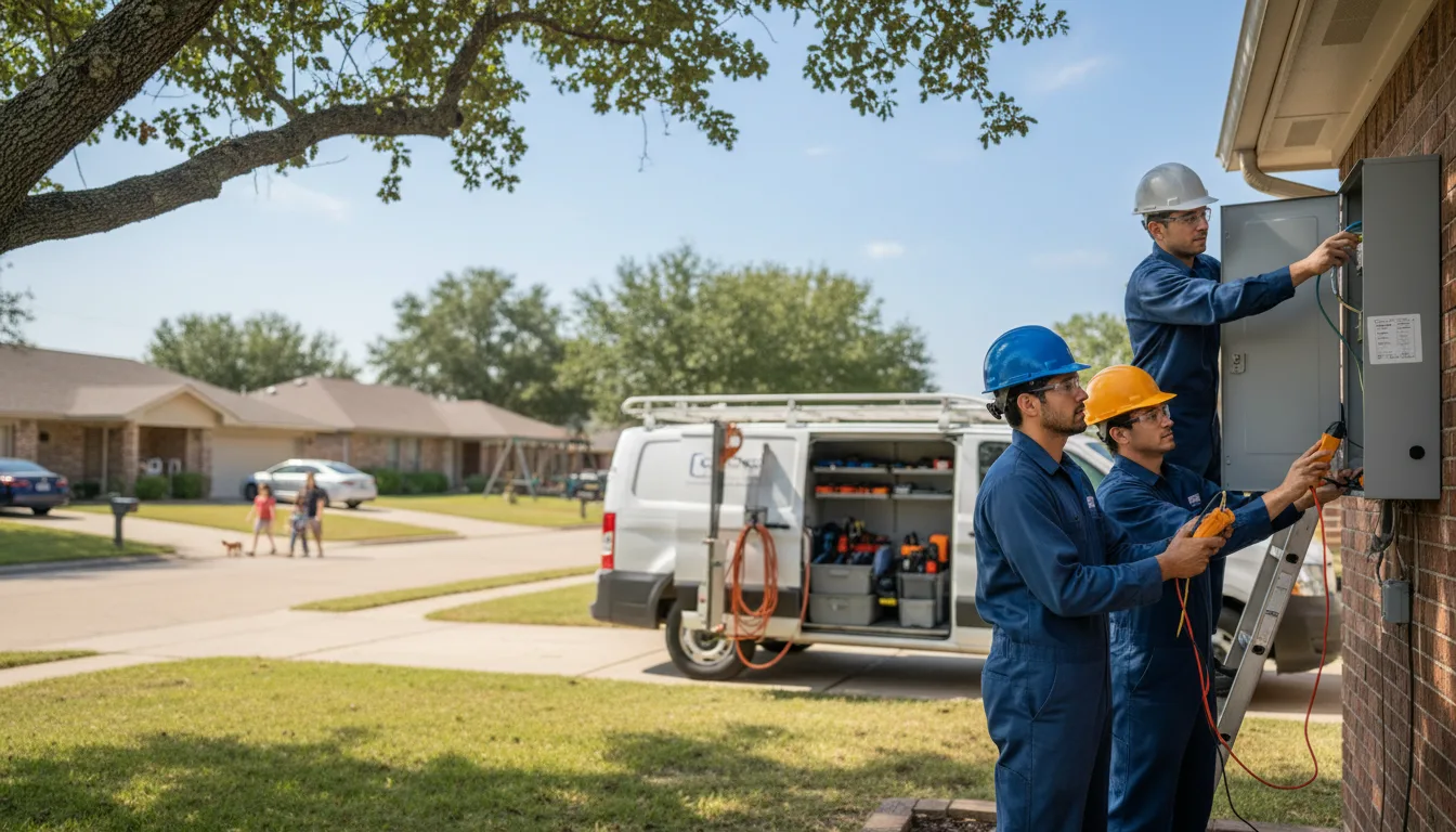 Certified electrician providing emergency electrical services in Quinn, SD